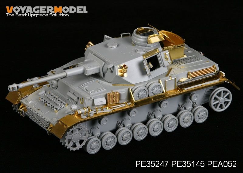 Maquette Voyager PEA052 Coffre de rangement pour char allemand Pz.Kpfw.IV de la Seconde Guerre mondiale (pour Ausf.E~J) 1/35 – image 2