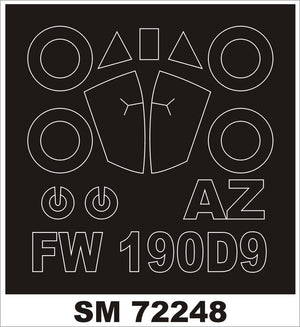 Montex SM72248 Fw 190D-9 AZ-MODEL