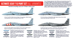 Hataka HTK-AS43 Ultimate USAF F-15 paint set (all variants) (6x17ml) – image 2