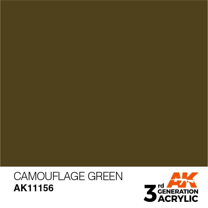 AK Interactive AK11156 VERT CAMOUFLAGE – STANDARD 17 ml