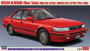 Hasegawa 20497 Nissan Bluebird 4Door Sedan SSS Attesa Limited (U12 Latter Type) (1989) 1/24