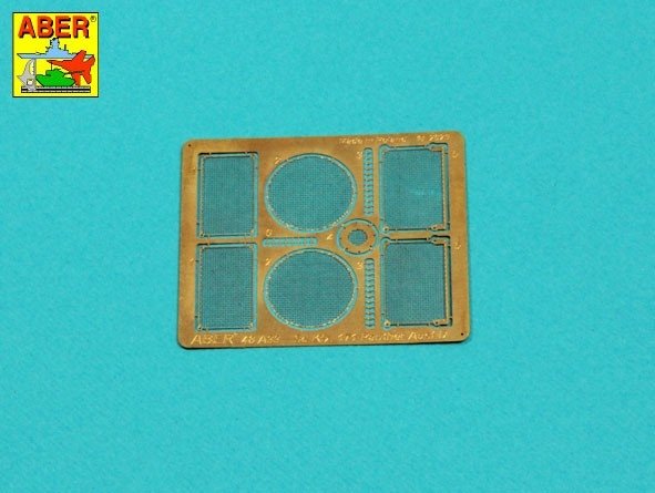 Aber 48A33 Grilles pour Panther D 1/48  – image 3