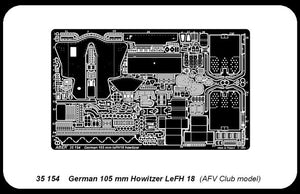 Aber 35154 Niemiecka haubica LeFH 18, 105 mm (AFV) 1/35 – immagine 4