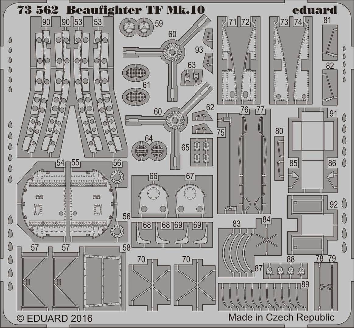 Eduard BIG72116 BEAUFIGHTER TF Mk.10 1/72 AIRFIX – imagen 3