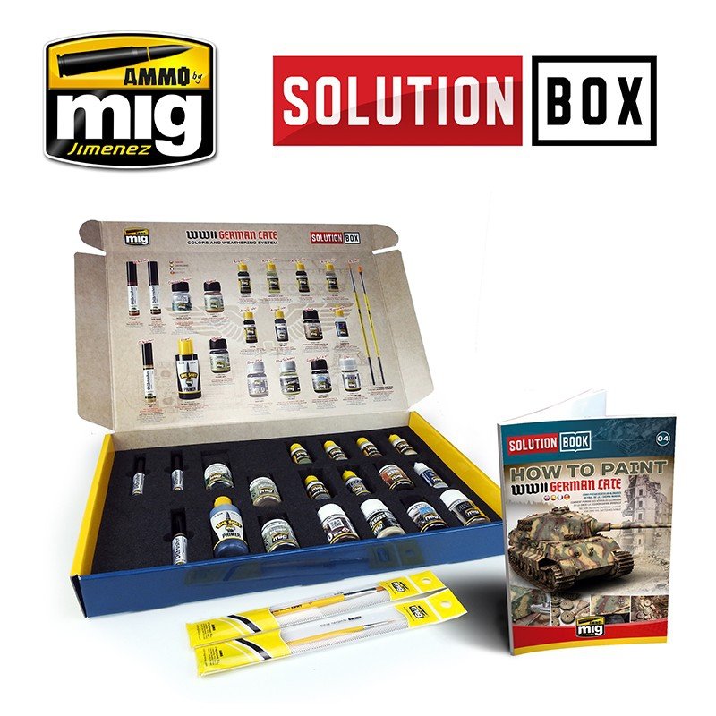 AMMO of Mig Jimenez 7703 WWII GERMAN LATE SOLUTION BOX – immagine 2