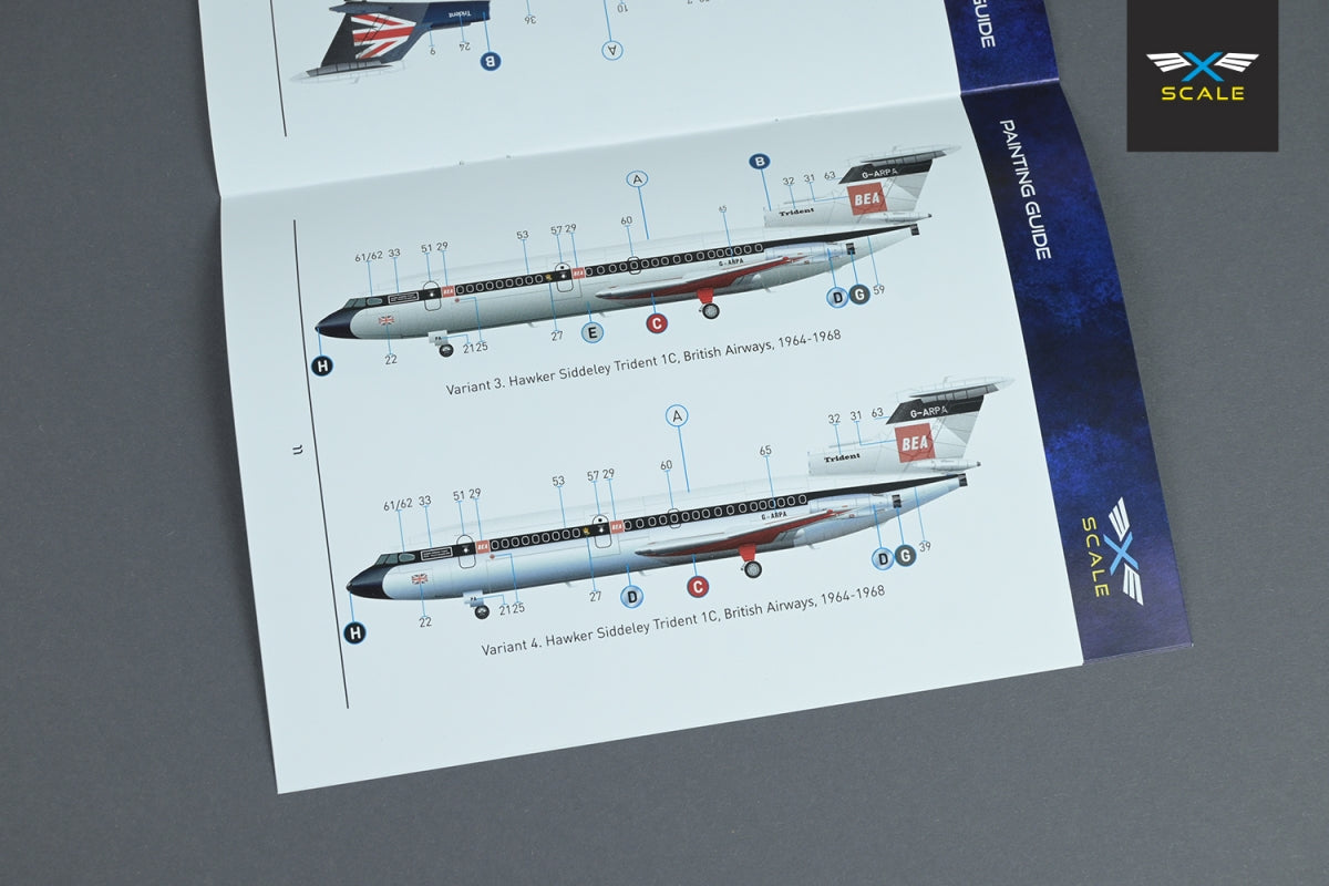 X-Scale 144003 Airliner HS-121 Trident 1C 1/144 – Bild 4