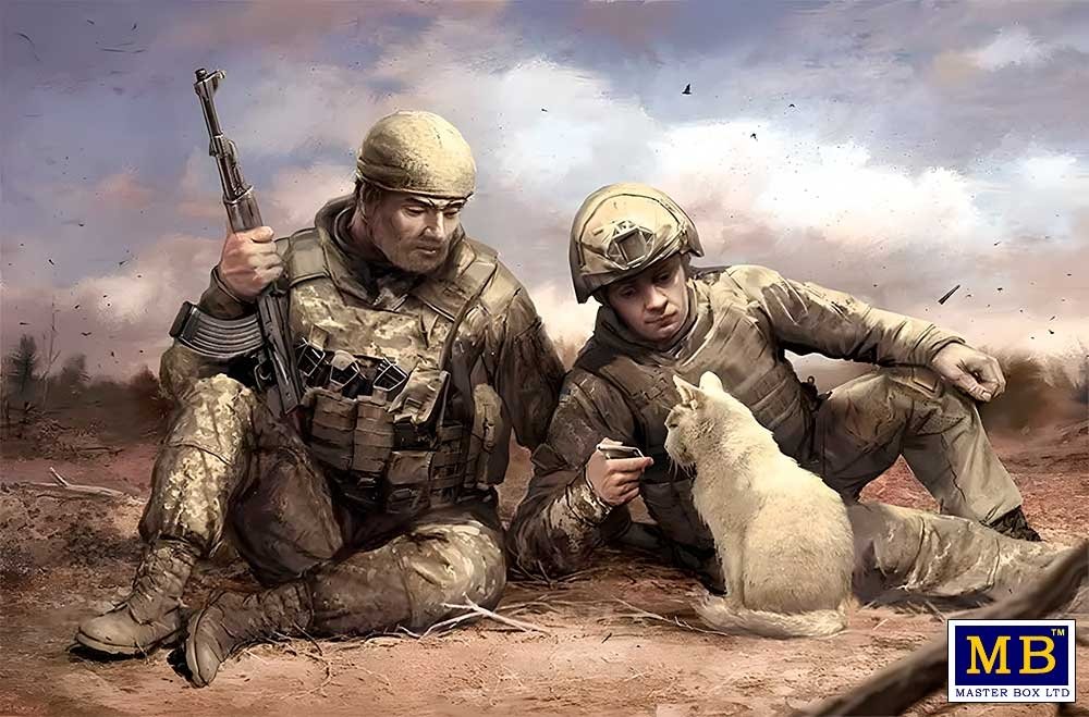 Master Box 35230 Série Guerre russo-ukrainienne n° 7 : Nouvelles du pays 1/35