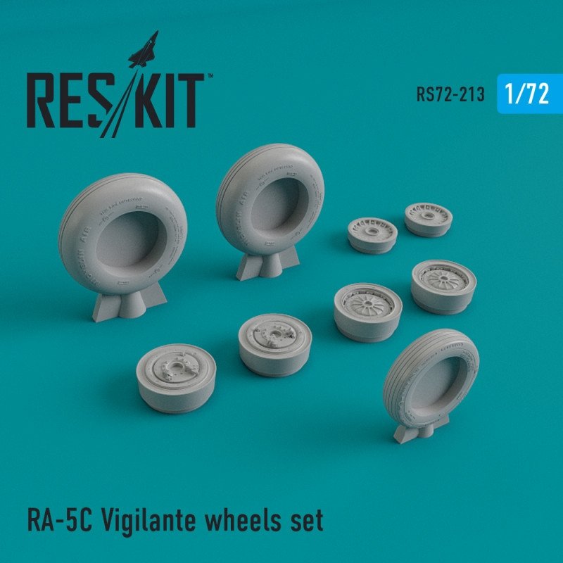 RESKIT RS72-0213 RA-5 Jeu de roues Vigilante 1/72