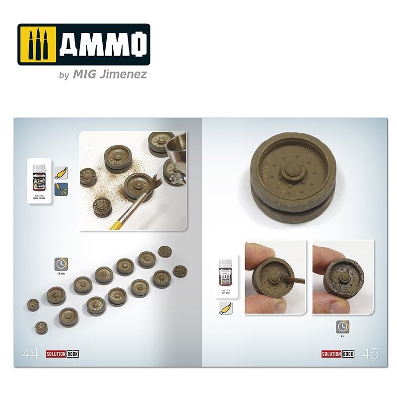 AMMO of Mig Jimenez 7903 SOLUTION BOX MINI (20) - How to paint WWII Soviet Winter Vehicles – immagine 9