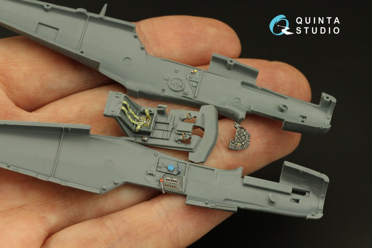 Intérieur imprimé en 3D et coloré sur papier décalcomanie Quinta Studio QD72063 Avia S-199 (Eduard) 1/72 – image 7