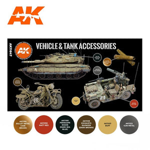 AK Interactive AK11647 3G VEHICLE AND TANK ACCESSORIES 6x17ml – Bild 2