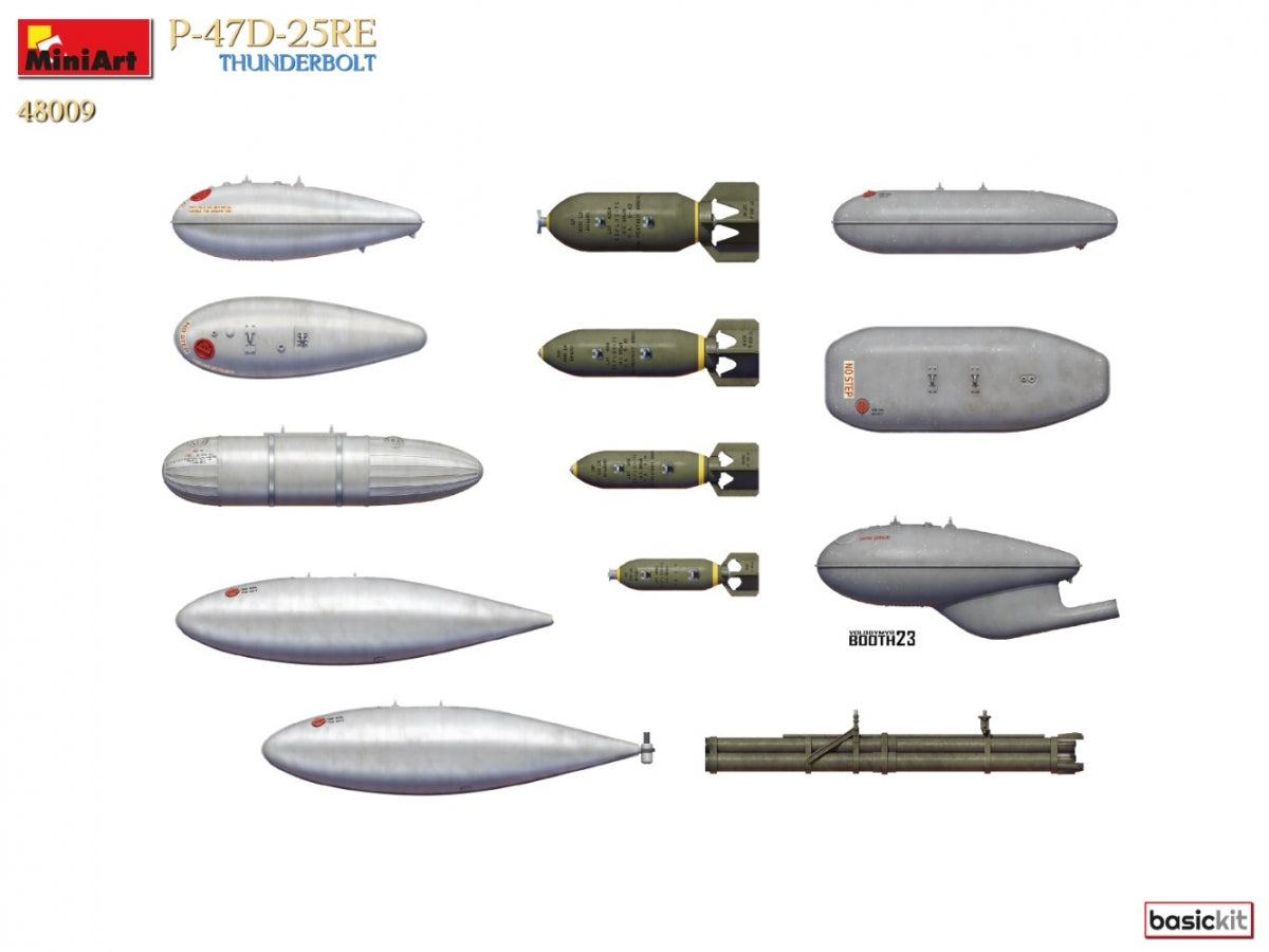 MiniArt 48009 P-47D-25RE THUNDERBOLT. BASIC KIT 1/48 – imagen 6