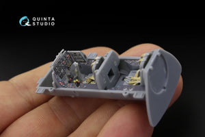 Quinta Studio QD48163 Me 262B-1a/U1 3D-Printed &amp;amp; coloured Interior on decal paper (for HobbyBoss kit) 1/48 – Bild 5