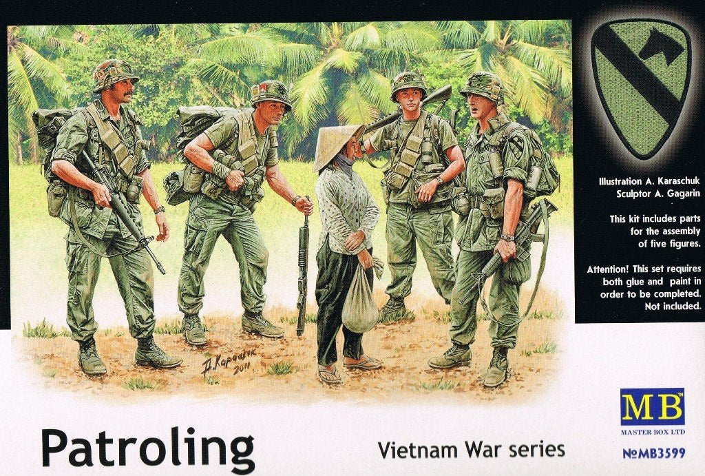 Master Box 3599 US Marines &amp;quot;Patrolling&amp;quot; (Vietnam War series) 1/35