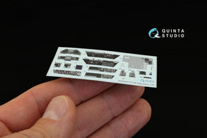 Quinta Studio QD48049 F/A-18E 3D-Printed &amp;amp; coloured Interior on decal paper (for Hasegawa kit) 1/48 – Bild 5