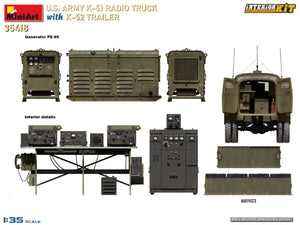 MiniArt 35418 US ARMY K-51 RADIO TRUCK WITH K-52 TRAILER. INTERIOR KIT 1/35 – Bild 15