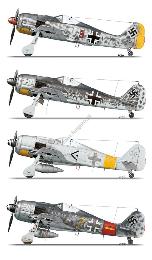 Kagero 15035 Fw 190s over Europe Part I (kalkomania/decals) EN/PL – immagine 7