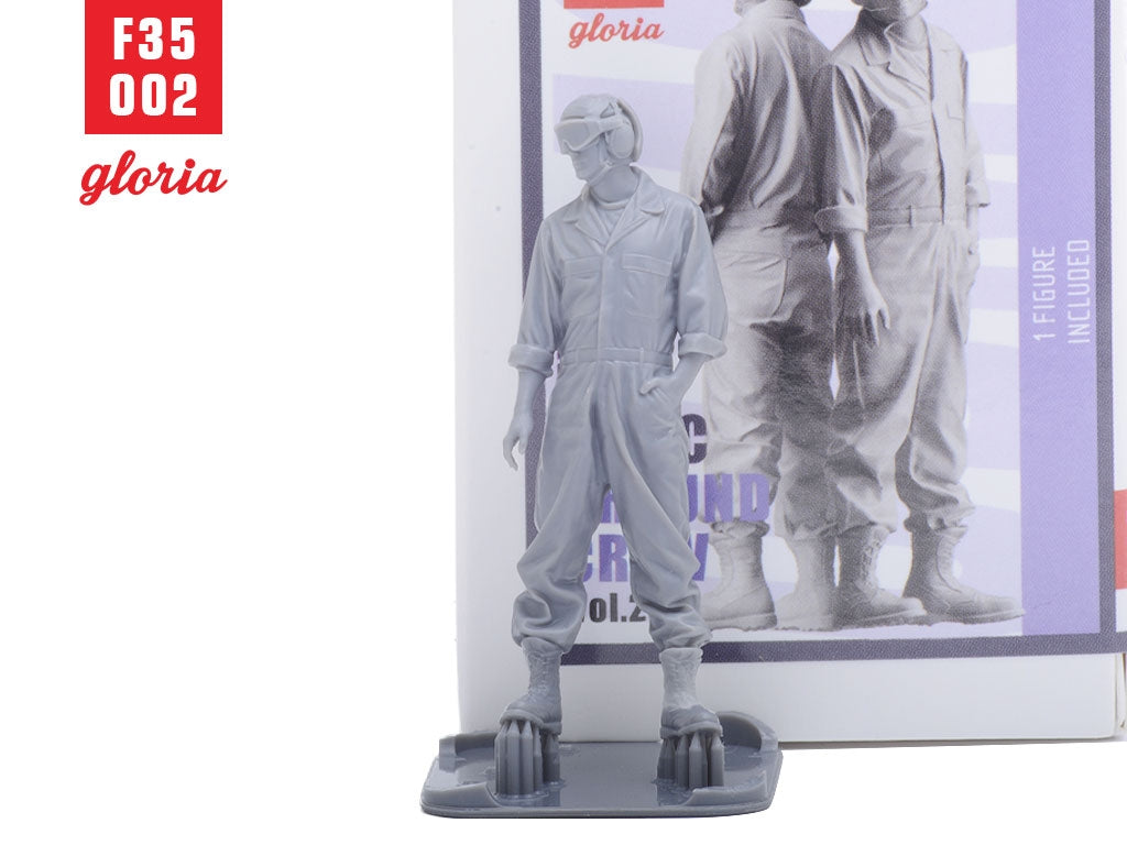 Gloria F35002 USMC Ground Crew Type 2 3D Printed Figures 1/35 – immagine 5