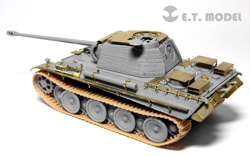 E.T. Model E72-010 WWII German Panther G Anti Aircraft Armour For DRAGON Kit 1/72 – zdjęcie 8