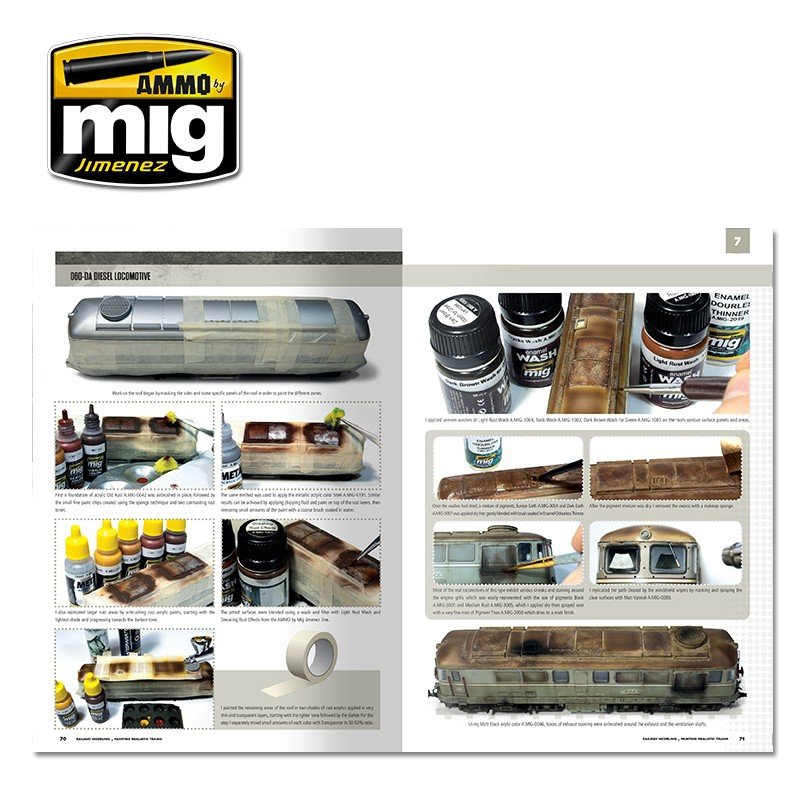 AMMO of Mig Jimenez 6250 MODELLING SCHOOL - RAILWAY MODELING: PAINTING REALISTIC TRAINS – Bild 9