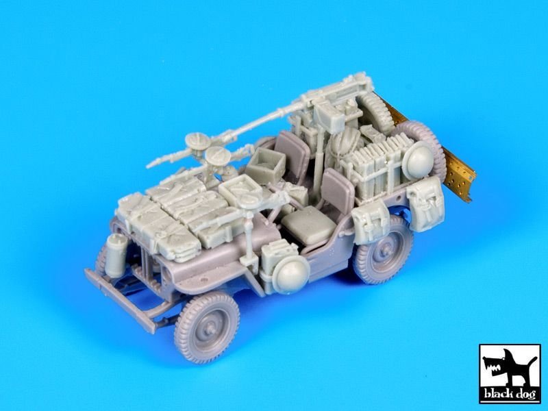 Jeep SAS britannique Black Dog T72063, Afrique du Nord 1942, pour Dragon, échelle 1/72 – image 3