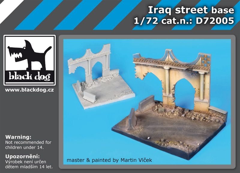 Socle de rue irakien Black Dog D72005 1/72