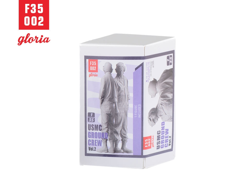 Gloria F35002 USMC Ground Crew Type 2 3D Printed Figures 1/35 – immagine 4