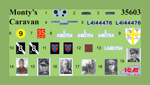 ICM 35603 Monty&amp;#39;s Office Caravan 1/35 – imagen 23