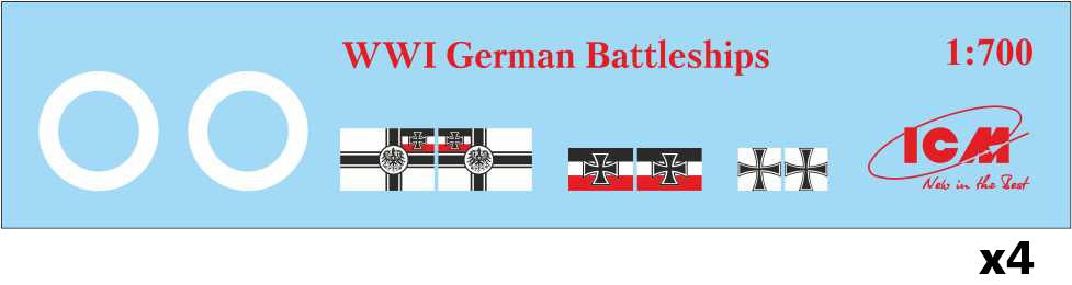 ICM S021 Kaiser’s Steel Fist 1/700 – imagen 2