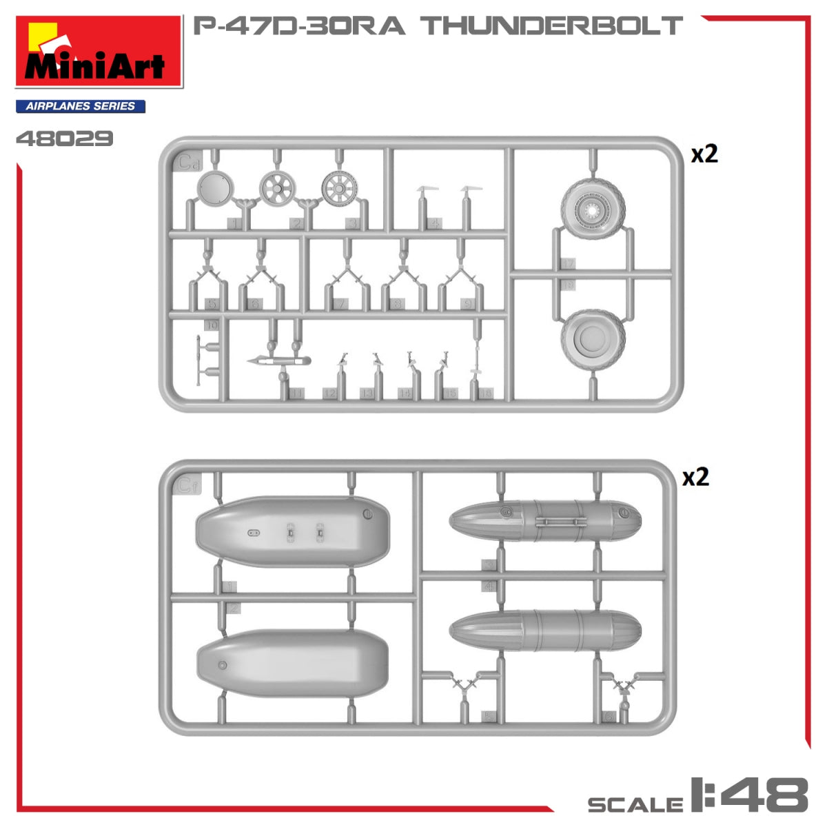 MiniArt 48029 P-47D-30RA THUNDERBOLT - Kit avancé 1/48 – image 7
