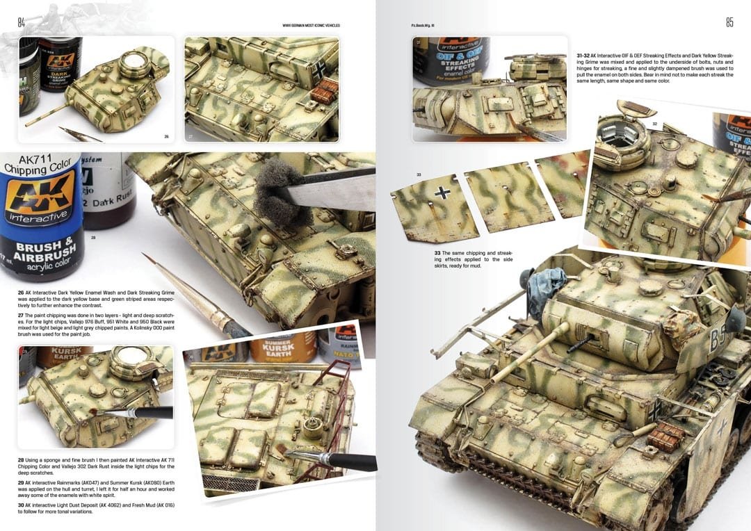 AK Interactive 514 WWII GERMAN MOST ICONIC SS VEHICLES. VOLUME 1 – image 9