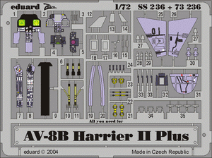 Eduard SS236 AV-8B Plus 1/72 HASEGAWA