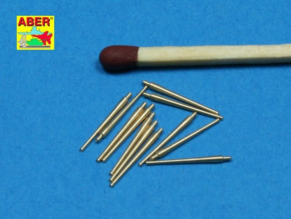 Aber 350L-41 Set of 12 pcs 100 mm barrels M1930 L45 for French ships 1/350 – zdjęcie 3