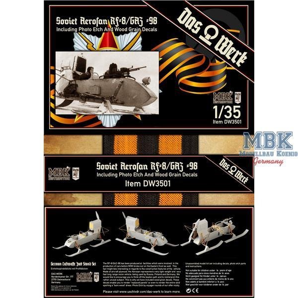 Das Werk DW3501 Soviet Aerosan RF-8/ GAZ-98 1/35 – immagine 2