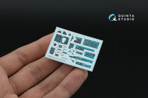 Quinta Studio QD+48581 MiG-21bis late Fishbed-N 3D-Printed &amp;amp; coloured Interior on decal paper (Eduard) (with 3D-printed resin parts) 1/48 – imagen 3