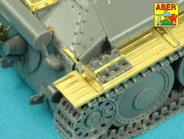 Aber 48041 Pz.Kpfw..38 (t) Ausf. E/F/G Niemiecki czołg Pz.38 (t) cz.2-błotniki / German tank Pz.Kpfw. 38 (t) Ausf.. E/F/G Vol.2-Fenders 1/48 – immagine 10