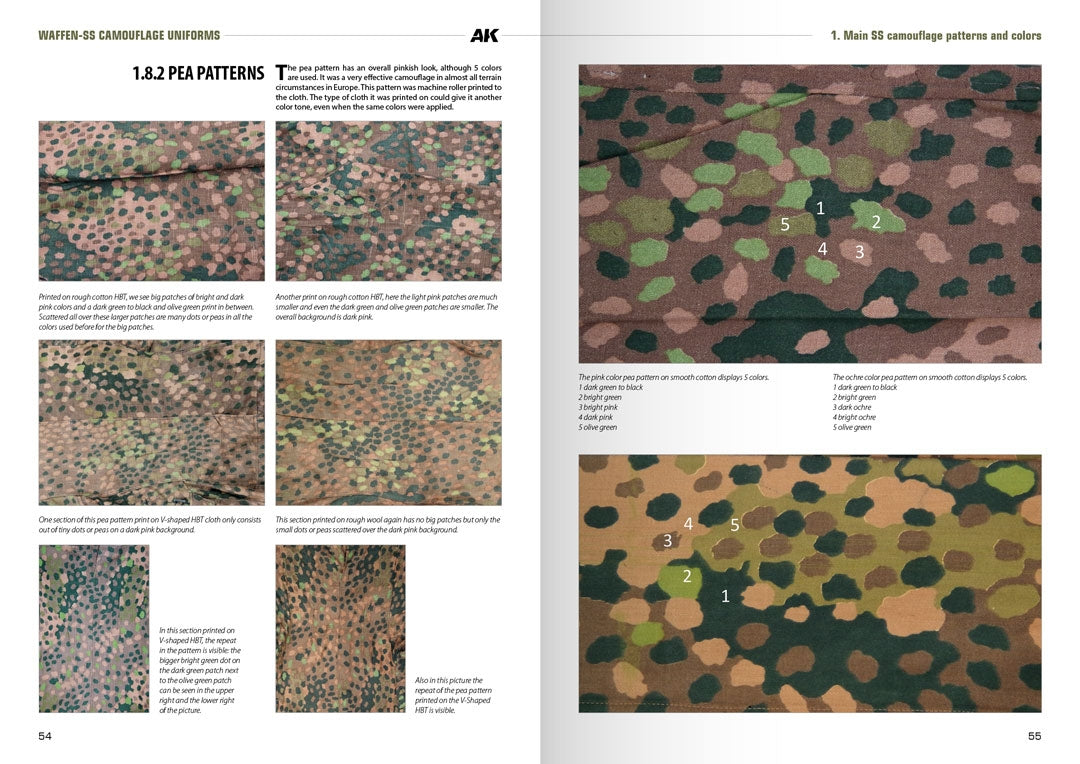 AK Interactive AK130008 WAFFEN-SS CAMOUFLAGE UNIFORMS BY WERNER PALINCKX ( English ) – zdjęcie 5