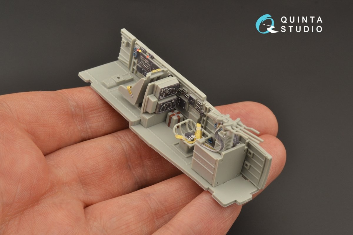 Quinta Studio QD48207 Ju 87D/G 3D-Printed &amp;amp; coloured Interior on decal paper ( Italeri ) 1/48 – immagine 4