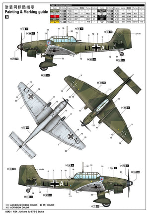 Trumpeter 02421 Junkers Ju-87B-2 Stuka 1/24 – Bild 2
