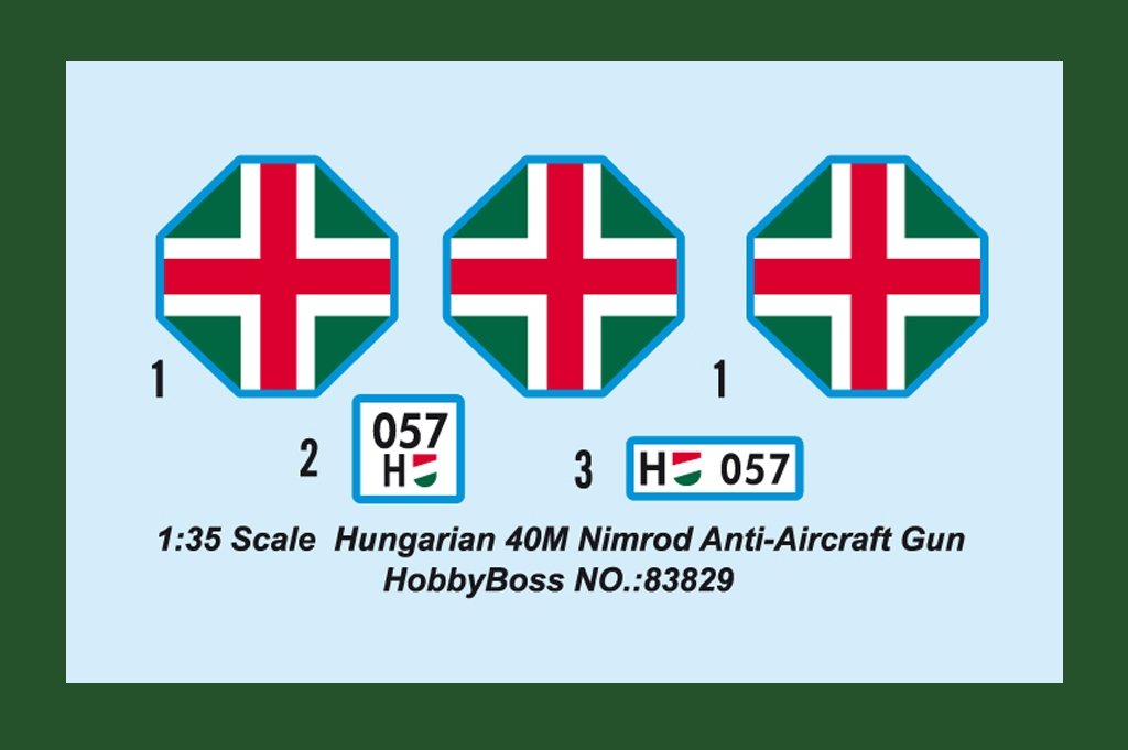 Hobby Boss 83829 Hungarian 40M Nimrod Anti-Aircraft Gun 1/35 – zdjęcie 4