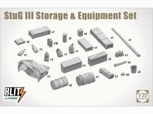 Takom 8018 StuG Sturmgeschutz III Storage Equipment Set 1/35 – Bild 2