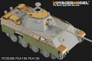 Voyager Model PEA138 WWII German Panther G/F/II Side Skirts Late Production (For DRAGON Kit) 1/35 – immagine 4