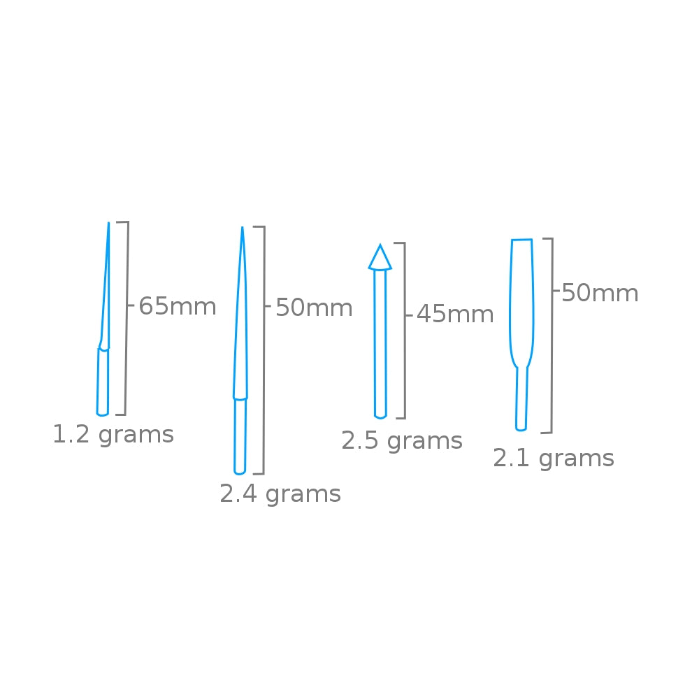 Modelcraft PFL6009-S 4 Pce Diamond Reamer &amp;amp; File Accessory Set – immagine 2