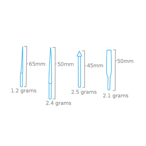 Modelcraft PFL6009-S 4 Pce Diamond Reamer &amp;amp; File Accessory Set – immagine 2