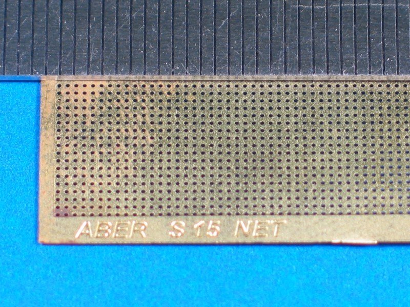 Aber S-15 Drilled plate 0.6 mm