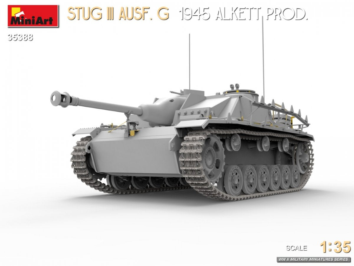 MiniArt 35388 STUG III AUSF. G 1945 ALKETT PROD. 1/35 – immagine 7