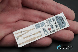 Quinta Studio QD48020 IL-2 3D-Printed &amp;amp; coloured Interior on decal paper (for Tamiya kit) 1/48 – imagen 7