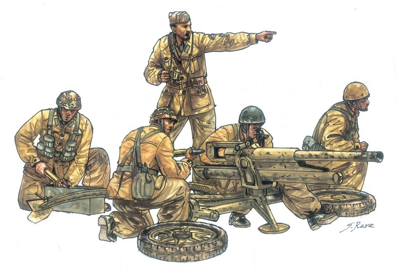 Italeri 6490 CANNONE DA 47/32 MOD.39 WITH CREW 1/35 – immagine 2