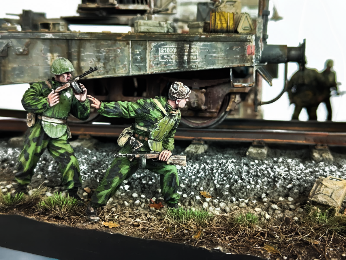 RT-Diorama 35027 Diorama-Base: Railroad Crossing 1/35 – immagine 7