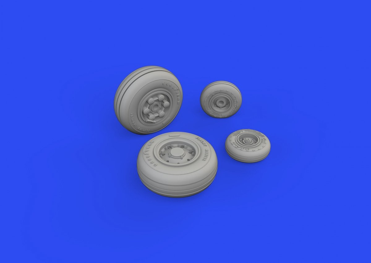 Eduard 672283 Tornado wheels REVELL 1/72 – zdjęcie 2